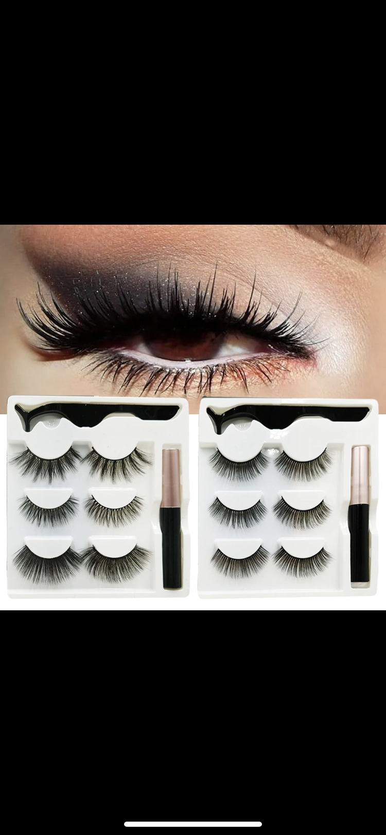 Magnetic False Eyelash Kit: Effortless Glamour with Magnetic Lashes and Eyeliner
